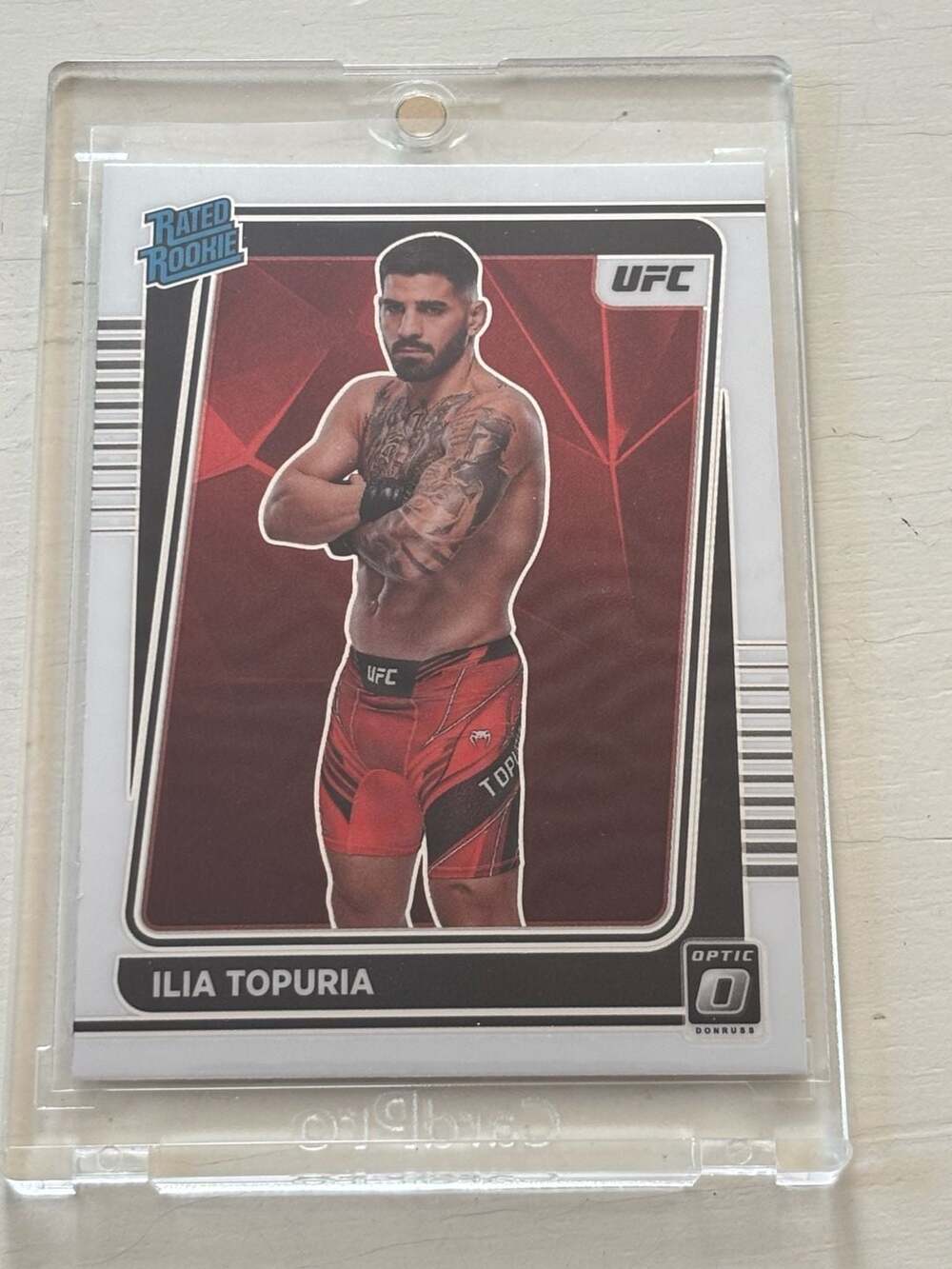 2022 Panini Donruss Optic UFC Ilia Topuria Rated Rookie #110